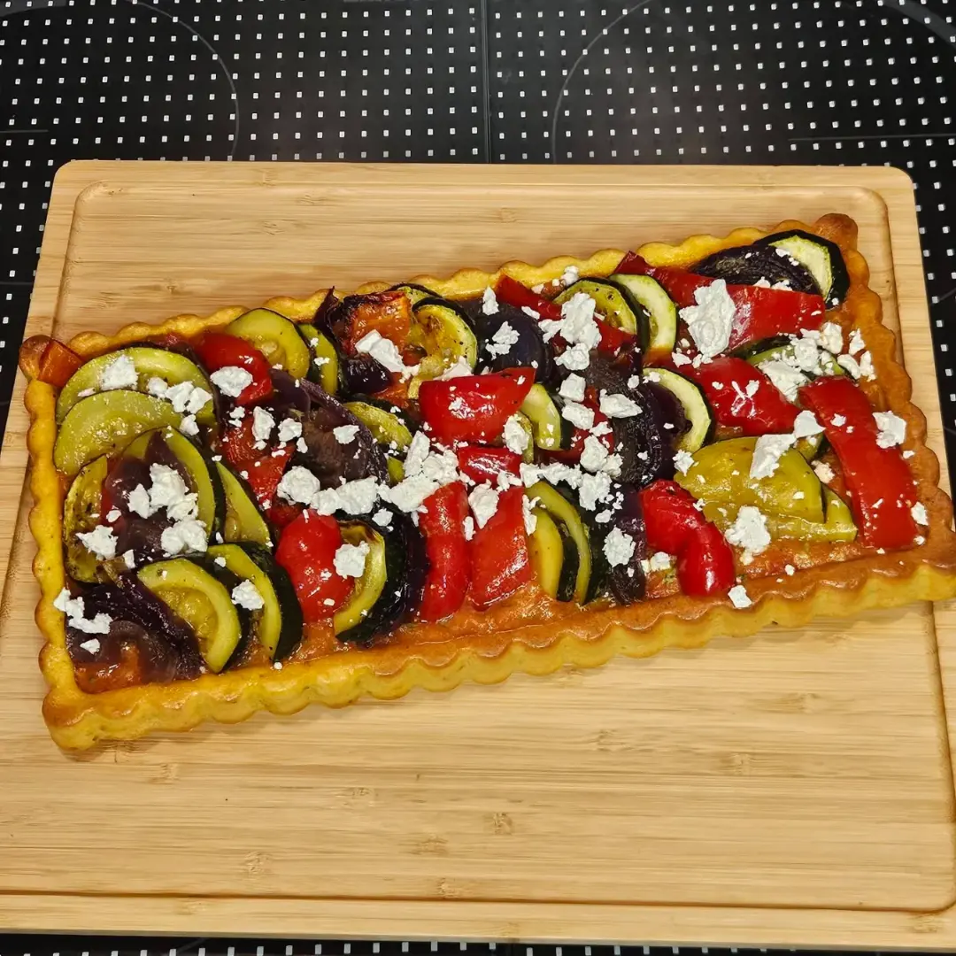 Tarte renversée aux légumes grillés